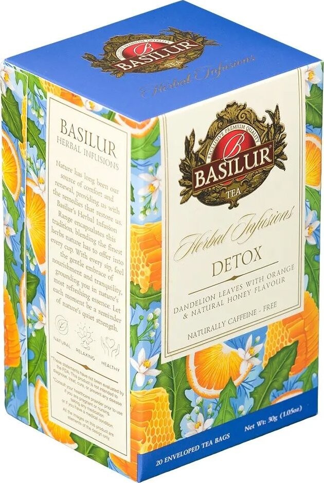 BASILUR Herbal Detox 20× 1,5 g prebal