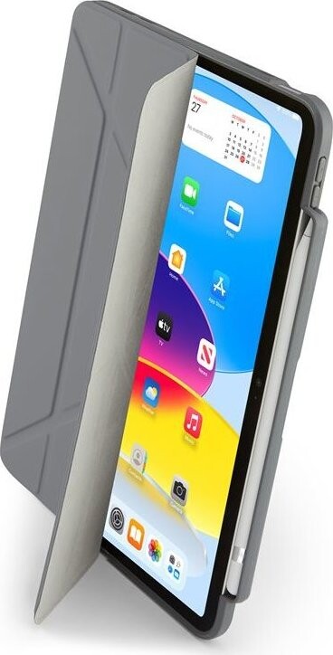 Pipetto Origami No3 Pencil Case Grey iPad (A16)/iPad (2022)