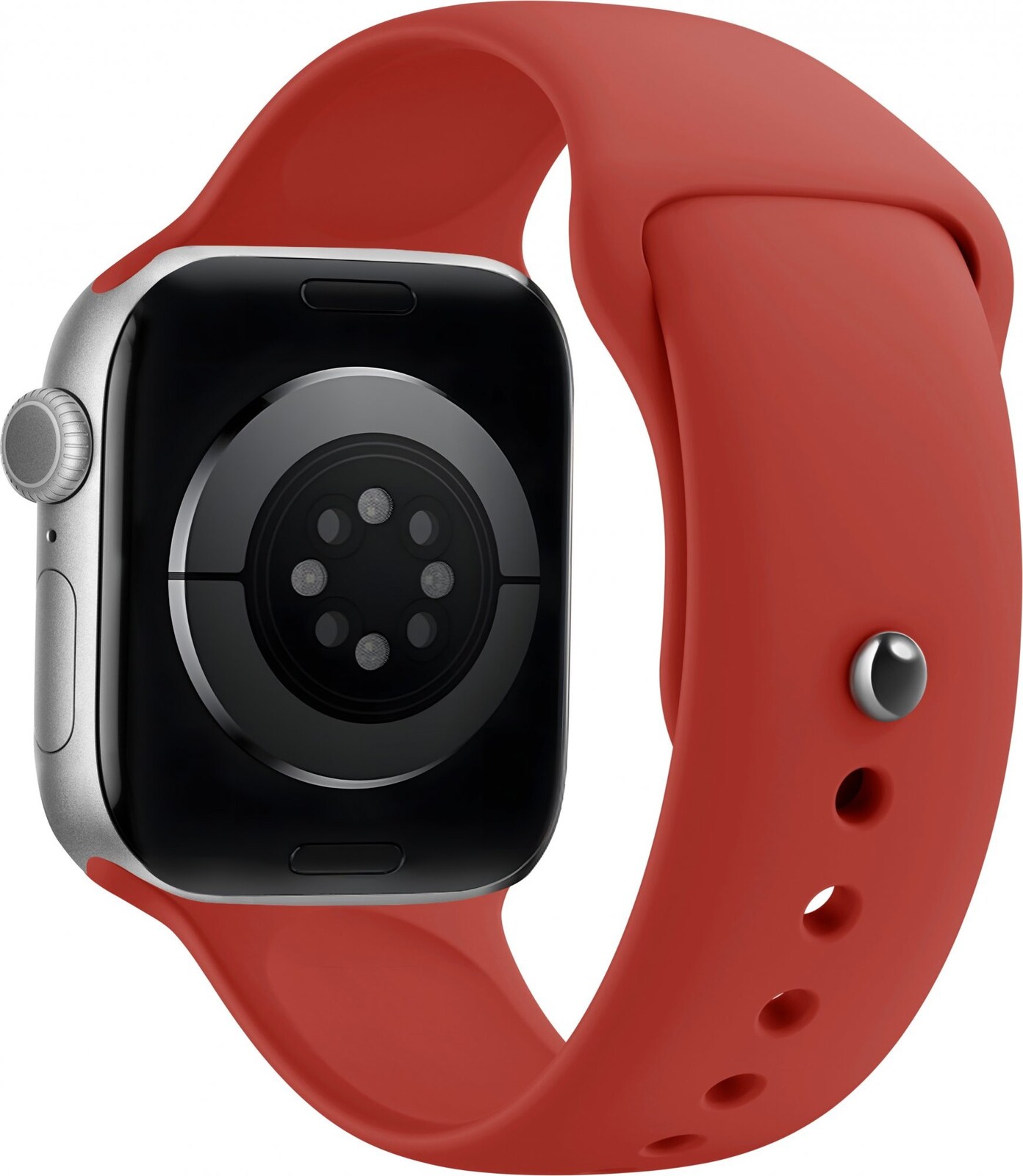 Eternico Essential pre Apple Watch 44mm / 45mm / 46mm / Ultra 49mm cherry red veľkosť M-L
