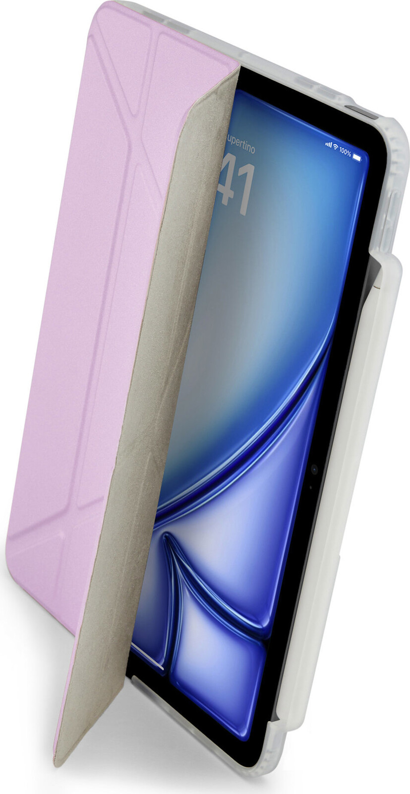 Pipetto Origami No3 Pencil Case Metallic Purple iPad Air 11 (M3/M2)/iPad Air 10.9 (2022/2020)
