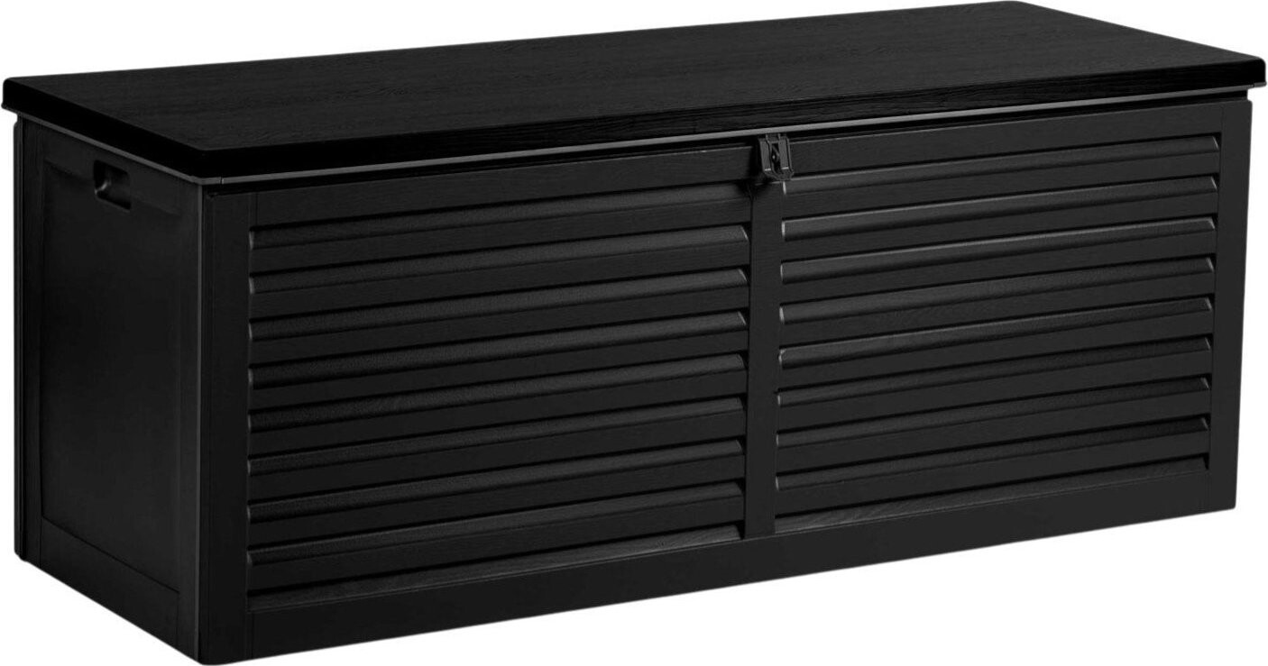 Plonos PL-801 Záhradný box 143,5 × 57 × 53,5 cm, 390 l, čierny