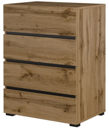 Nejlevnější nábytek Bonifacio 4S 60 cm, dub wotan/černá