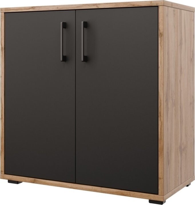 Nejlevnější nábytek Nejby gianni premium, typ 2, korpus: dub wotan, dvířka: antracit
