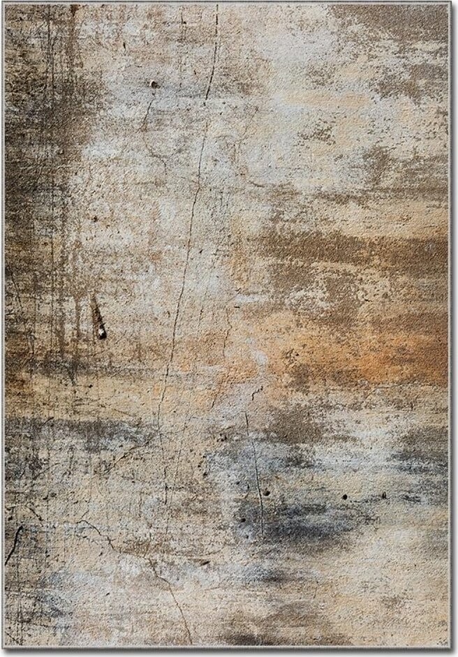 Nejlevnější nábytek Kusový koberec, syntetický, nízký vlas, béžový, 100 × 140 cm
