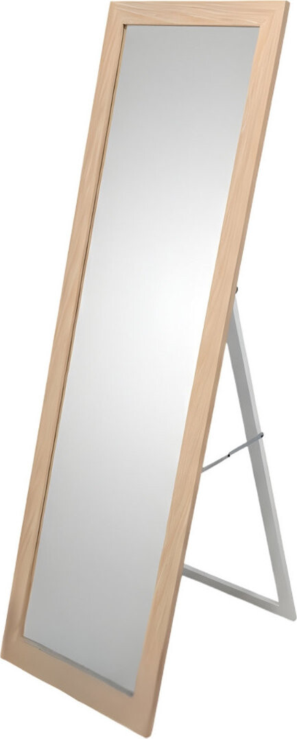 Edaxo Stojacie zrkadlo HAVLYS, hnedé, 127 × 37 cm