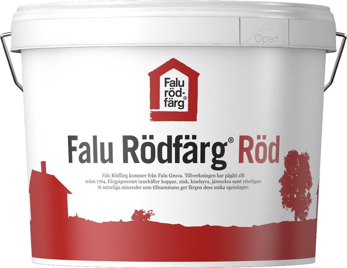Falu Rödfärg Farba na drevo, 5 l, červená