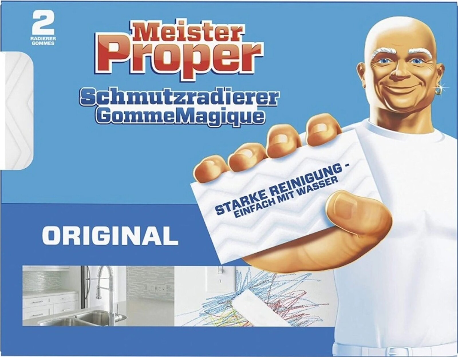 MEISTER PROPER Čarovná špongia 2 ks