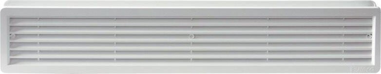 Mřížka větrací dveřní VMD, 400 x 130 mm, 2 ks, bílá 0231