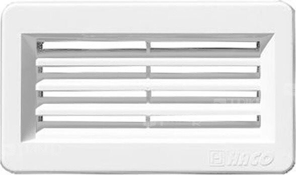 Mřížka větrací VM, 110 x 55 mm, bílá (k 149650-1) 0658