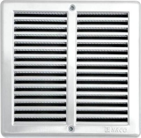 Mřížka větrací se síťovinou VM, 200 x 200 mm, nerez 0707