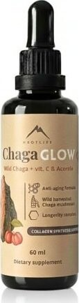 Hrotlife Chagaglow tinktura s vitamínem C, B6 A B12 60 ml