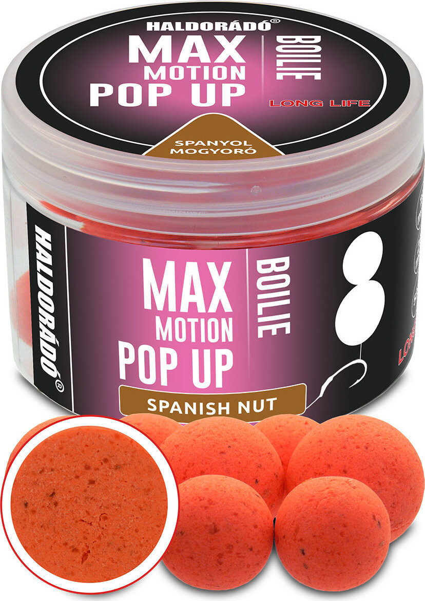 Haldorádó Pop-Up Boilies Max Motion 50 g 16 + 20 mm Španielsky orech