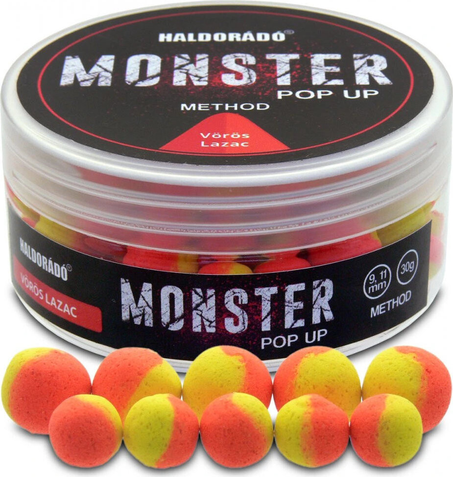 Haldorádó Pop-Up Method Monster 30 g 9 + 11 mm Červený losos
