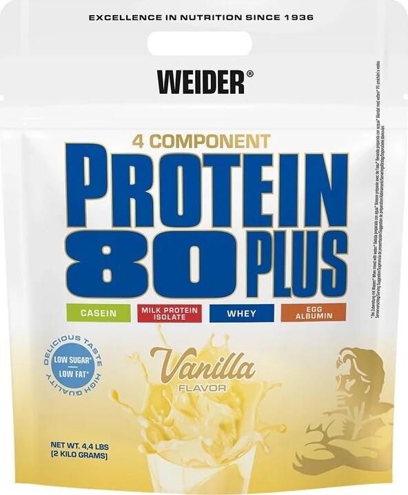 Weider Protein 80 plus vanilka 2 kg