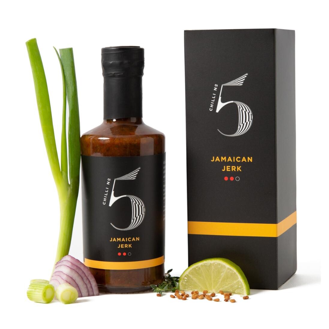 Gurmánska chilli omáčka JAMAICAN JERK 200 ml, Chilli No5