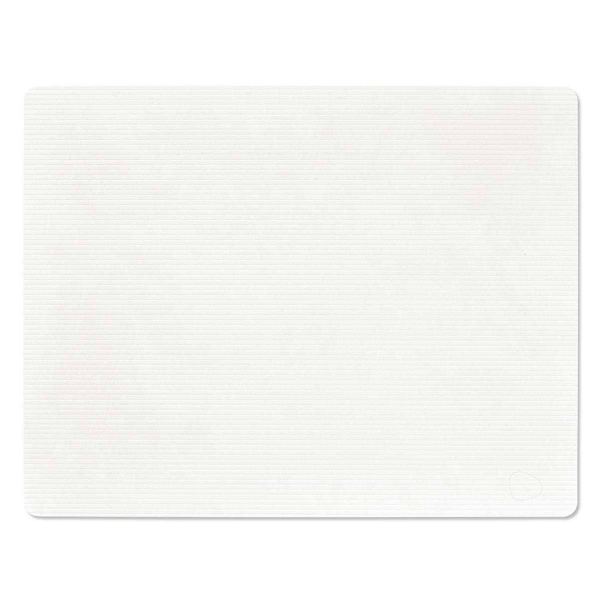Prestieranie SQUARE CORDUROY 35 x 45 cm, čistá biela, koža, LIND DNA