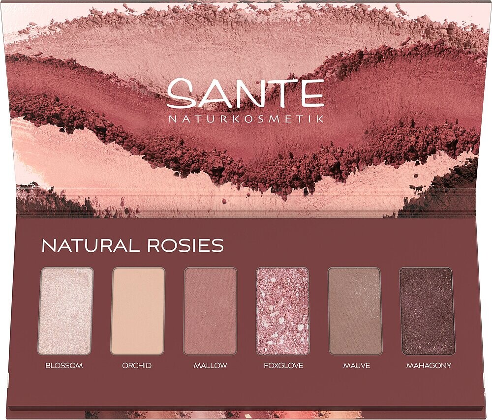 Sante Minerálne očné tiene Palette NATURAL ROSES 6g