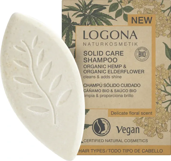 Logona Tuhý konopný šampón BIO baza 60g