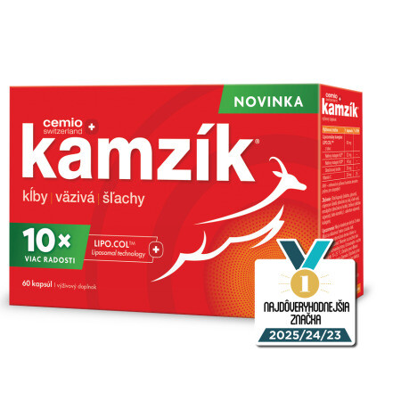 CEMIO Kamzík novinka lipozomálna technológia 60 kapsúl