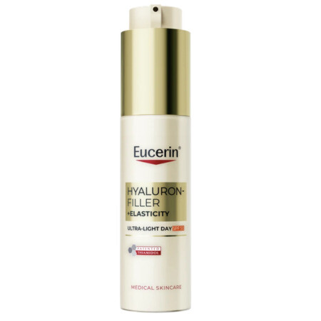 EUCERIN Hyaluron fil.+elasticity denný krém ultra ľahký SPF50 50 ml