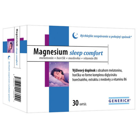 GENERICA Magnesium sleep comfort 30 ks