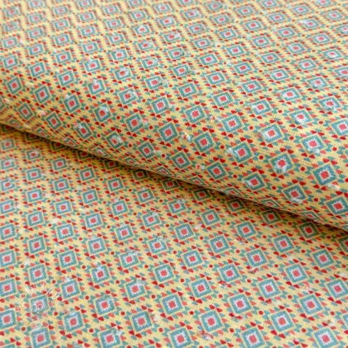 Bavlnená látka DOBBY Aztec digital print