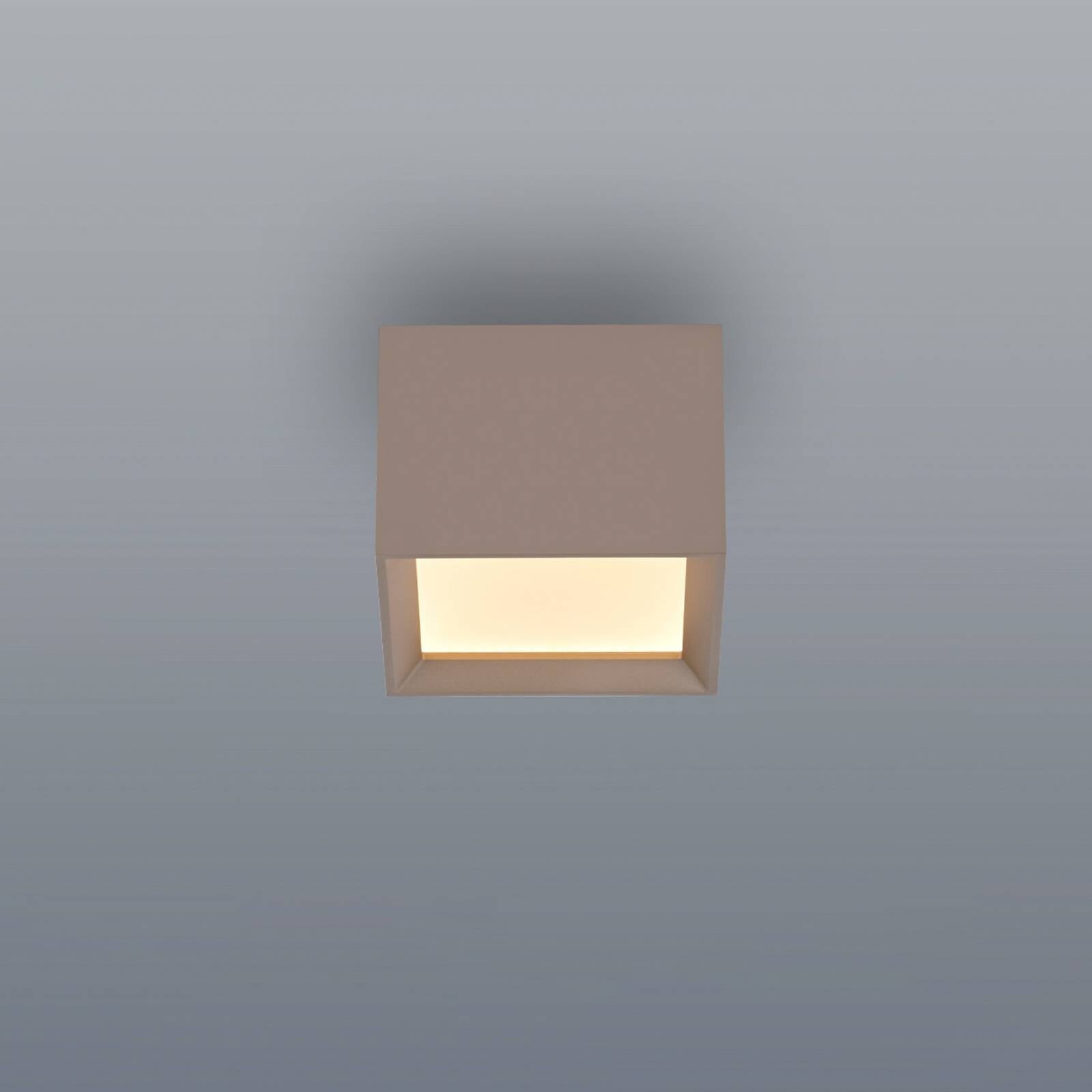 Stropné LED svetlo PURE Manhatten, bronzová farba, 1-pl., CCT