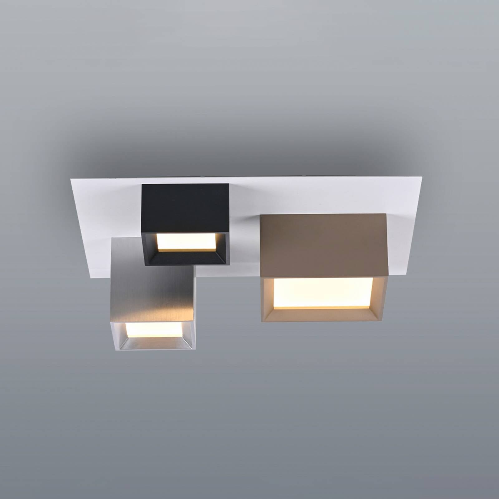 Stropné LED svetlo PURE Manhatten, viacfarebné, 3-pl., CCT