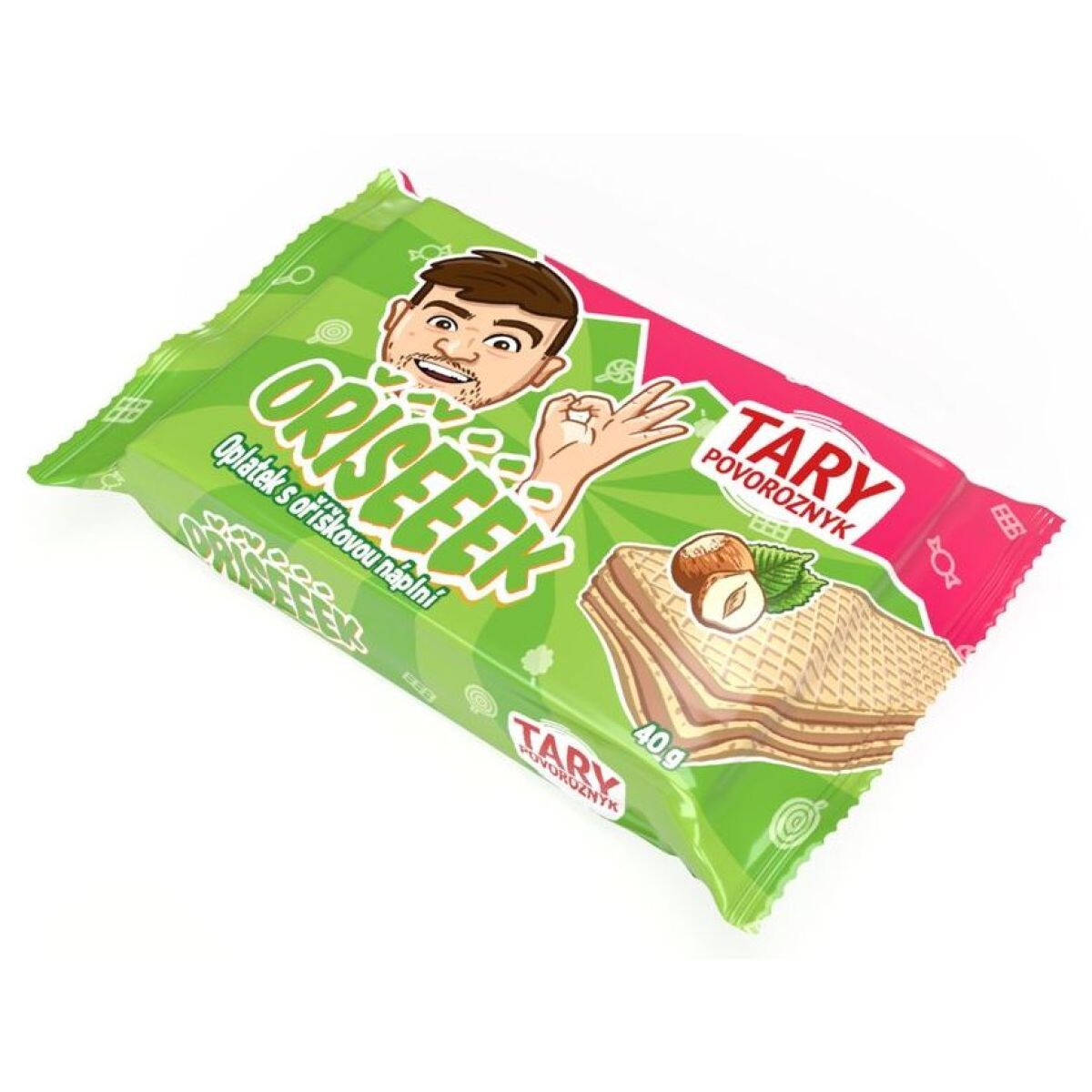 Alltoys Tary Sweets Oplatky s lieskovoorieškovou príchuťou 40g