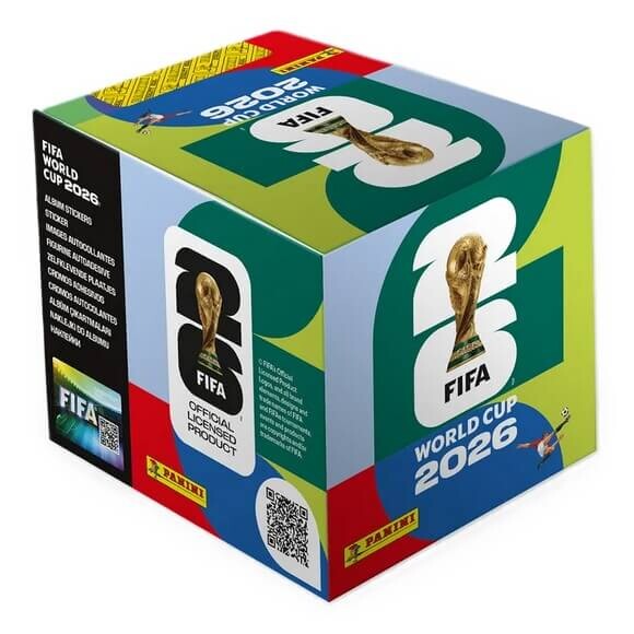 Panini FIFA World Cup 2026 Stickers Box - 50 balíčkov futbalových samolepiek