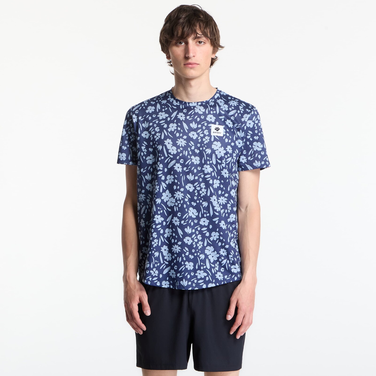 Tričko SAYSKY Flower Combat T-Shirt Blue Flower L