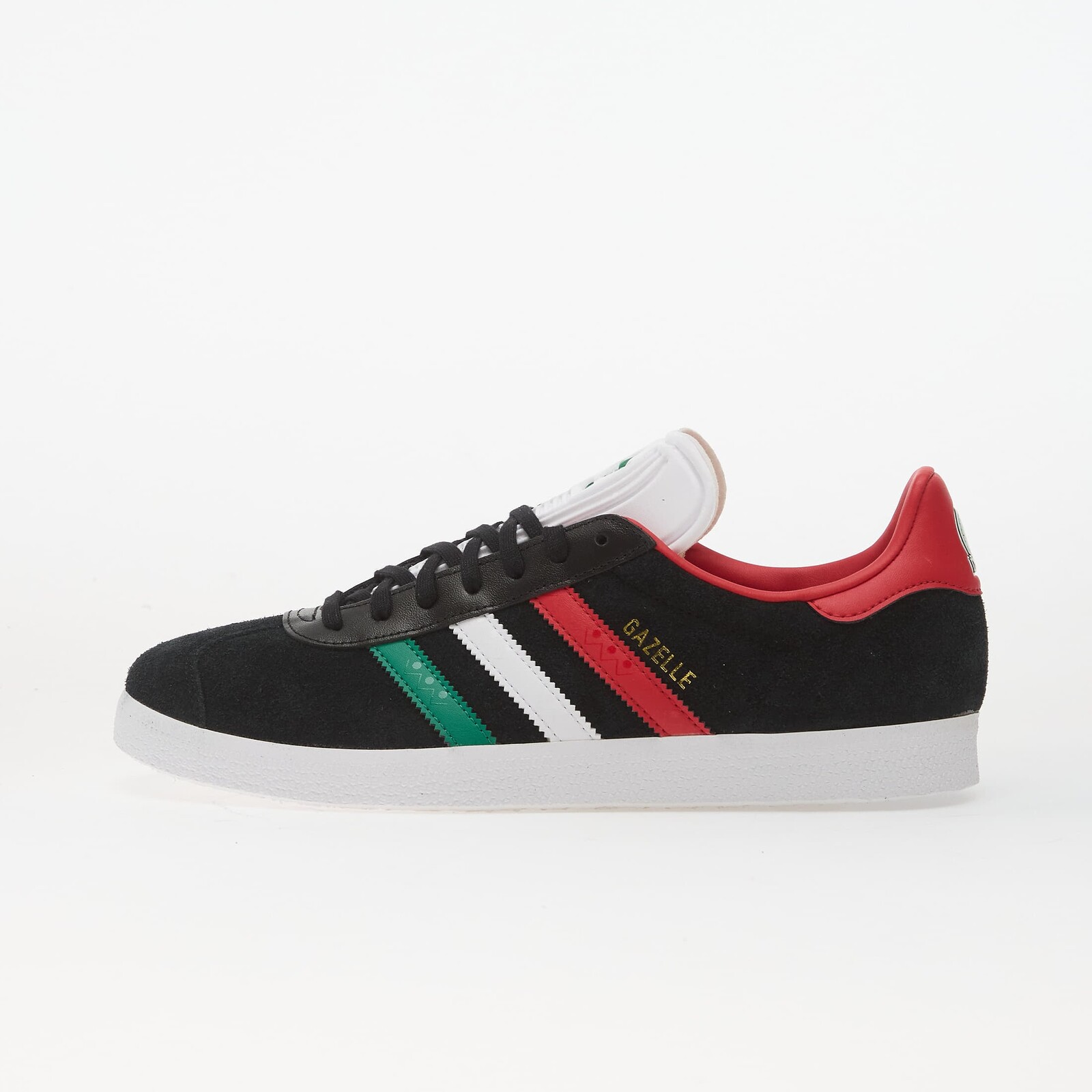 Tenisky adidas Gazelle Core Black/ Ftwr White/ Better Scarlet EUR 44 2/3