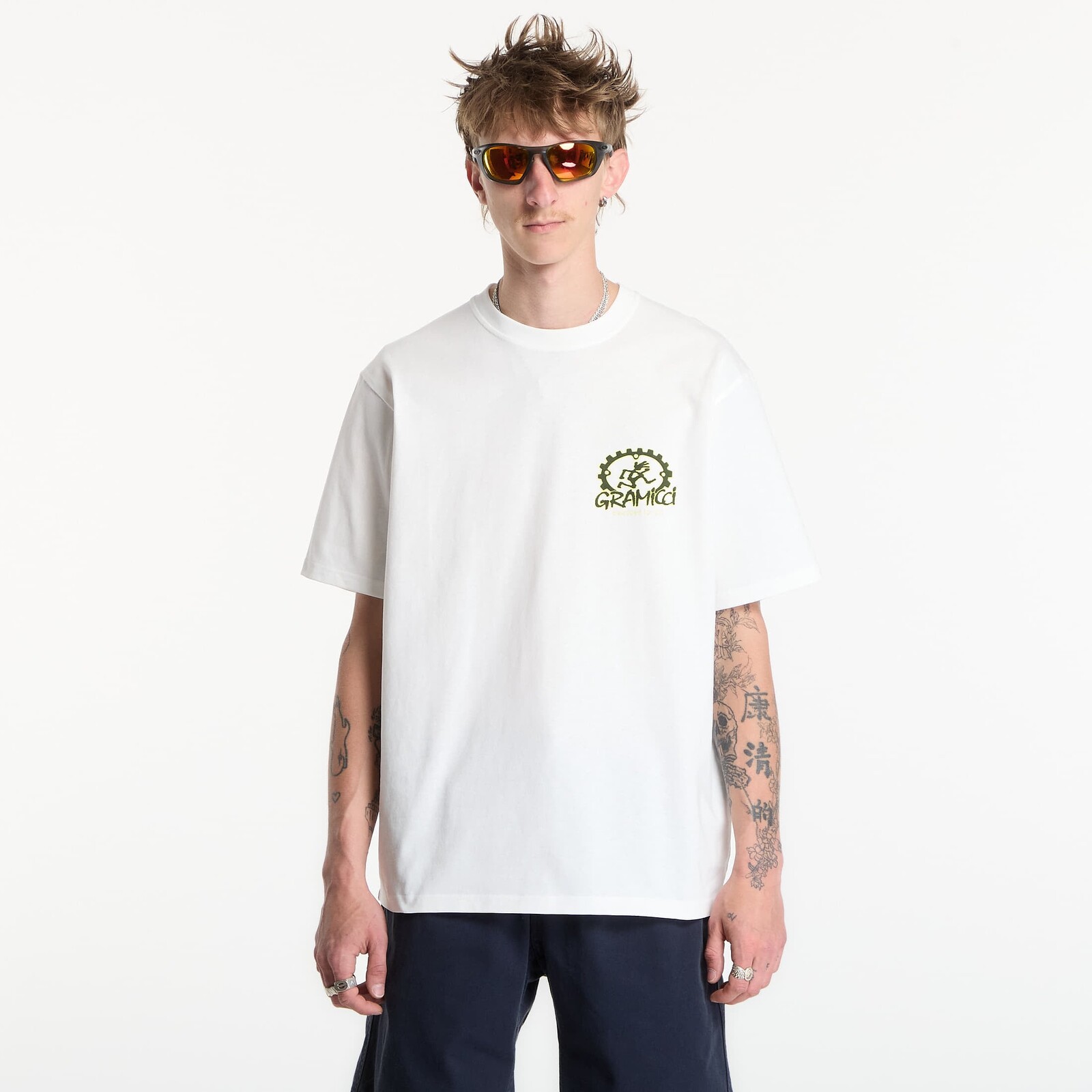 Tričko Gramicci Equipped For Dirt Tee UNISEX White XXL