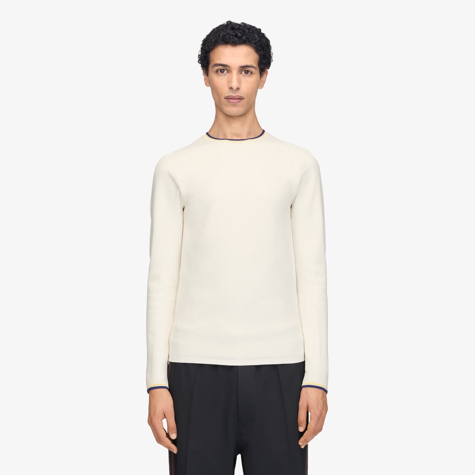 Tričko adidas Wales Bonner Y3 Knit Base Long-Sleeve Top Cream White M