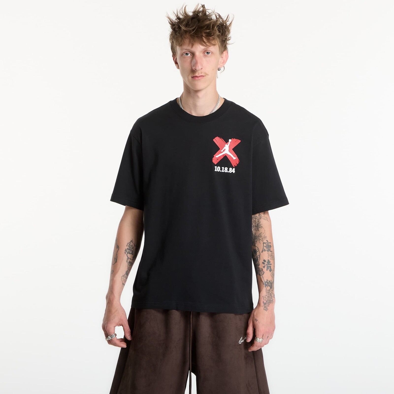 Tričko Jordan Brooklyn Men's T-Shirt Black S