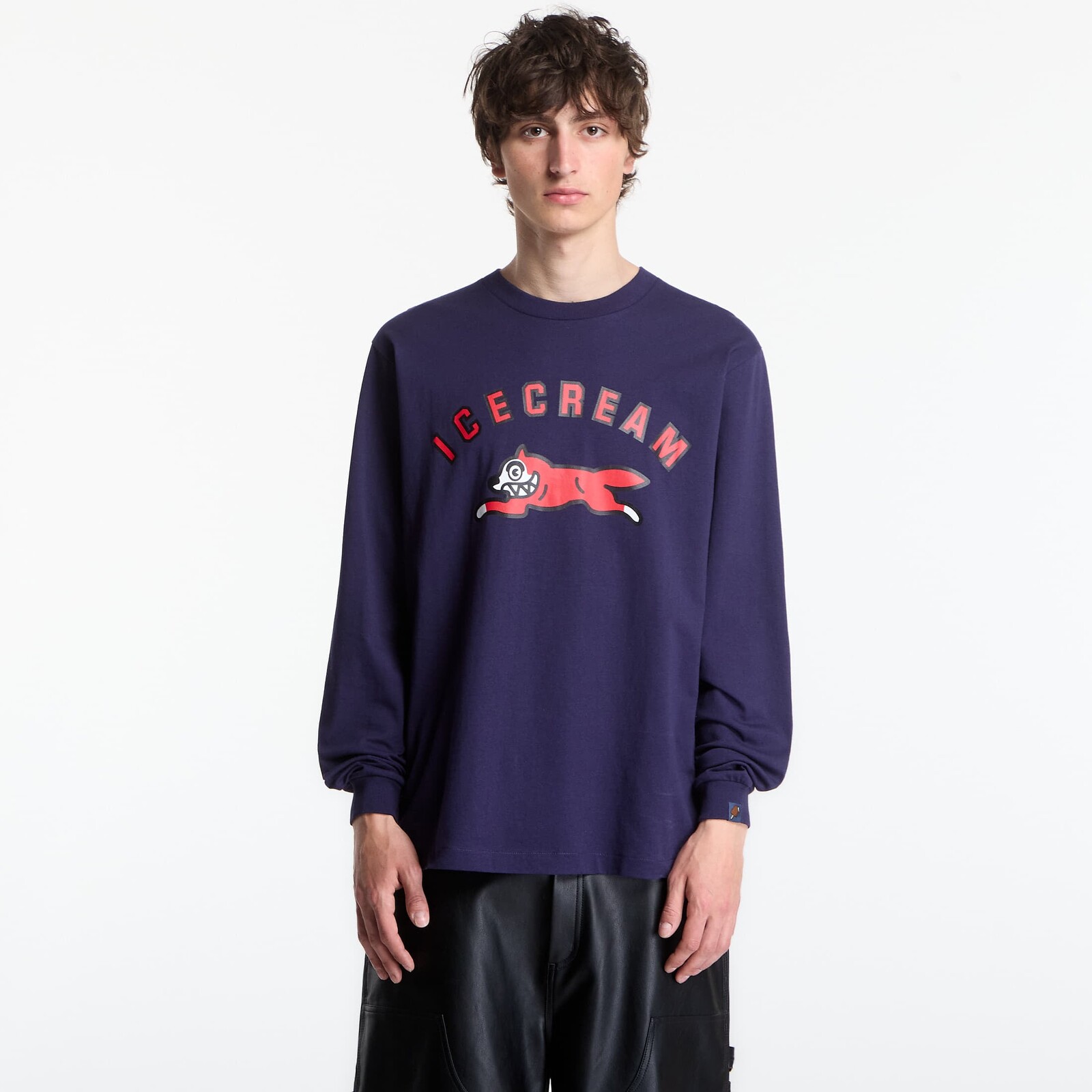 Tričko Billionaire Boys Club Icecream Arch Running Dog Ls T-Shirt Navy XL