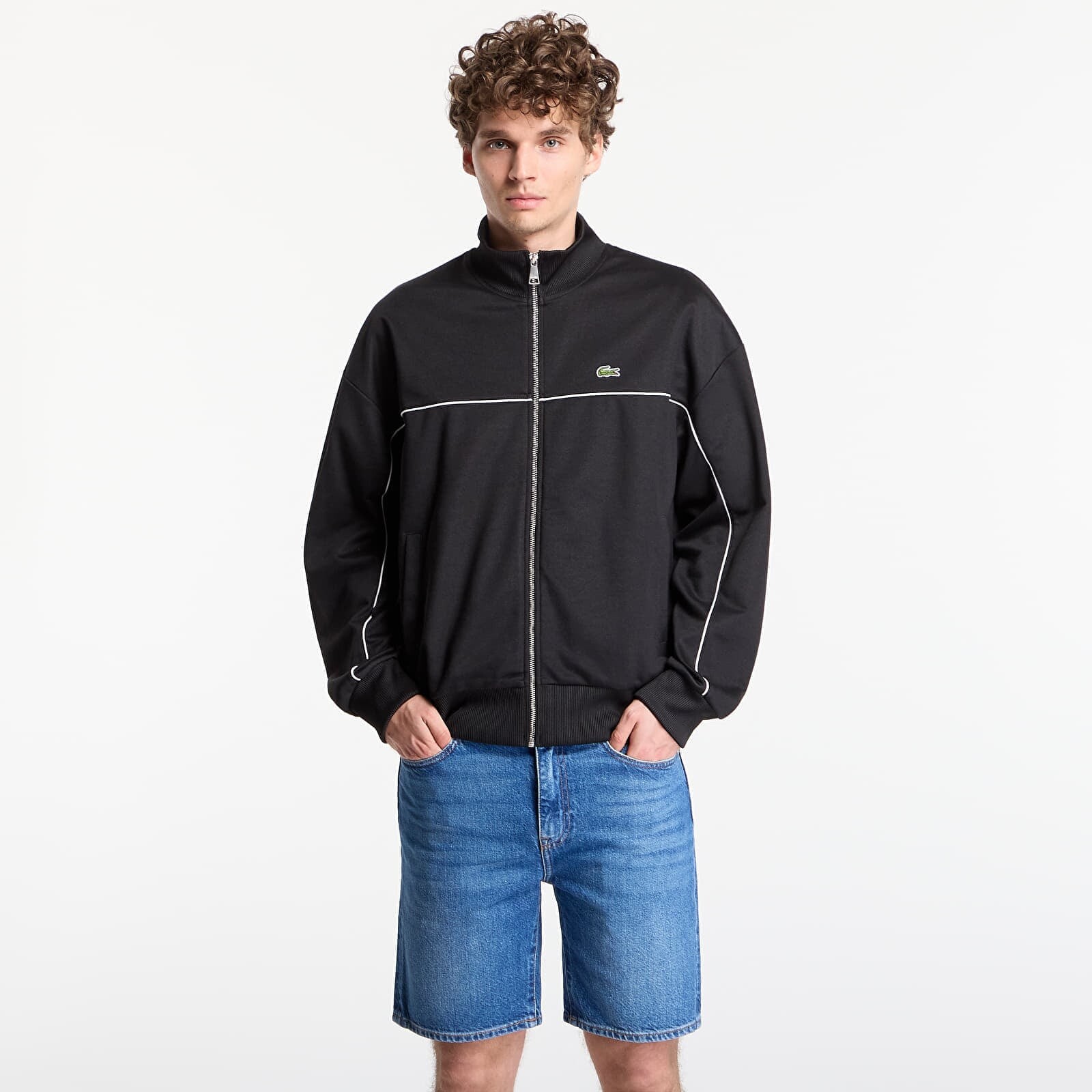 Mikina LACOSTE Sweatshirt Black 5