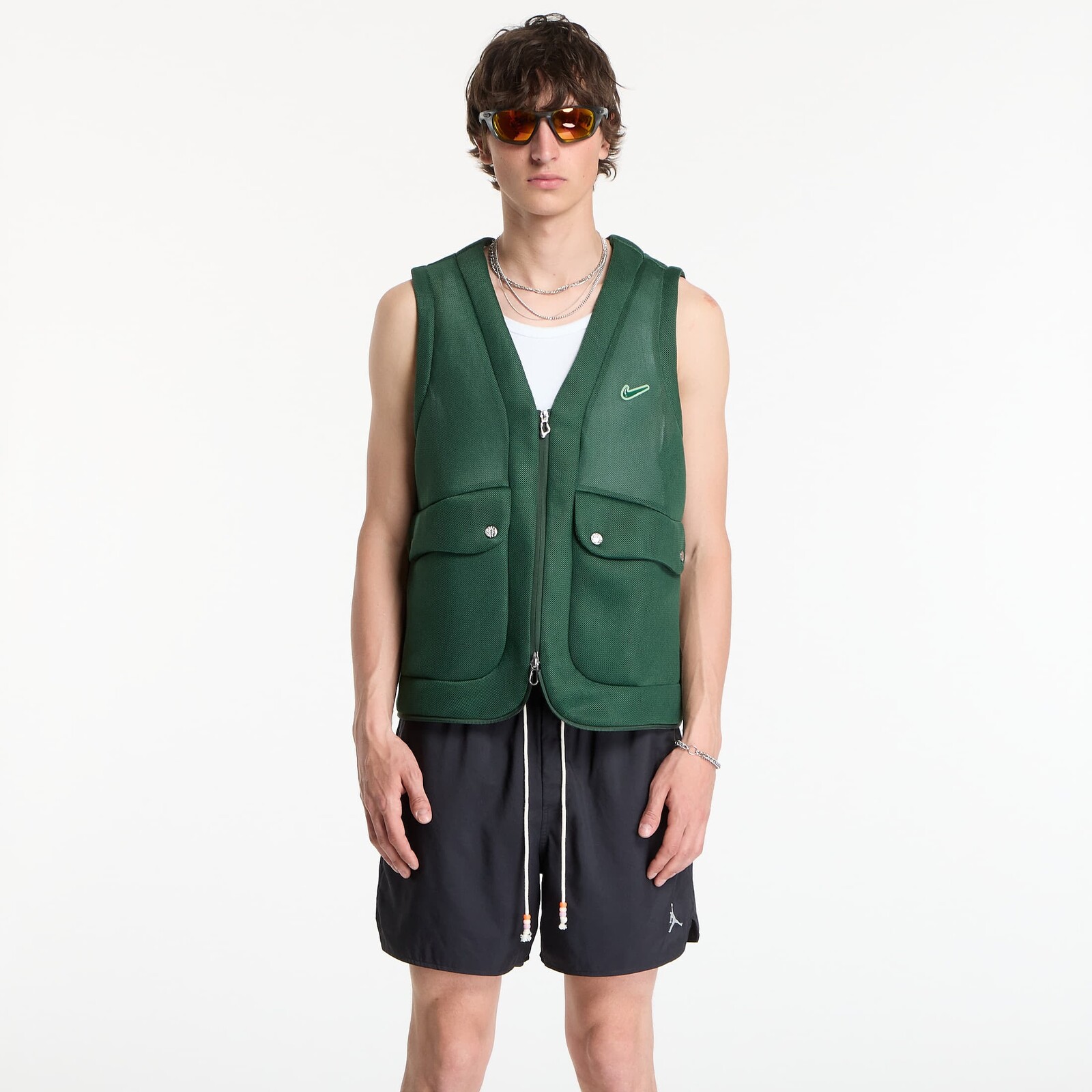 Vesta Nike Project F.R.O.G. Men's Bubble Pod Vest Fir/ Barely Volt/ Fir M
