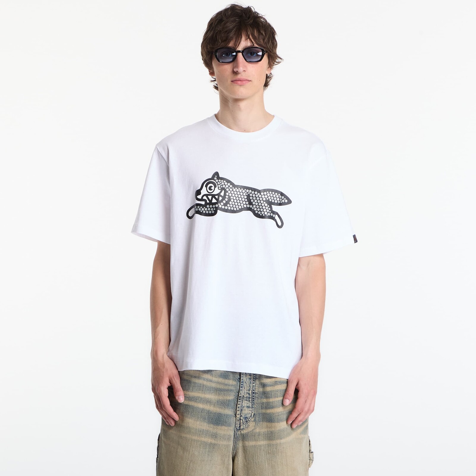 Tričko Billionaire Boys Club Icecream Glitter Running Dog T-Shirt White XL