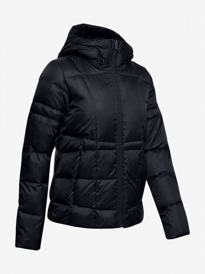 Jacket Under Armour Down Hooded Jkt-Blk