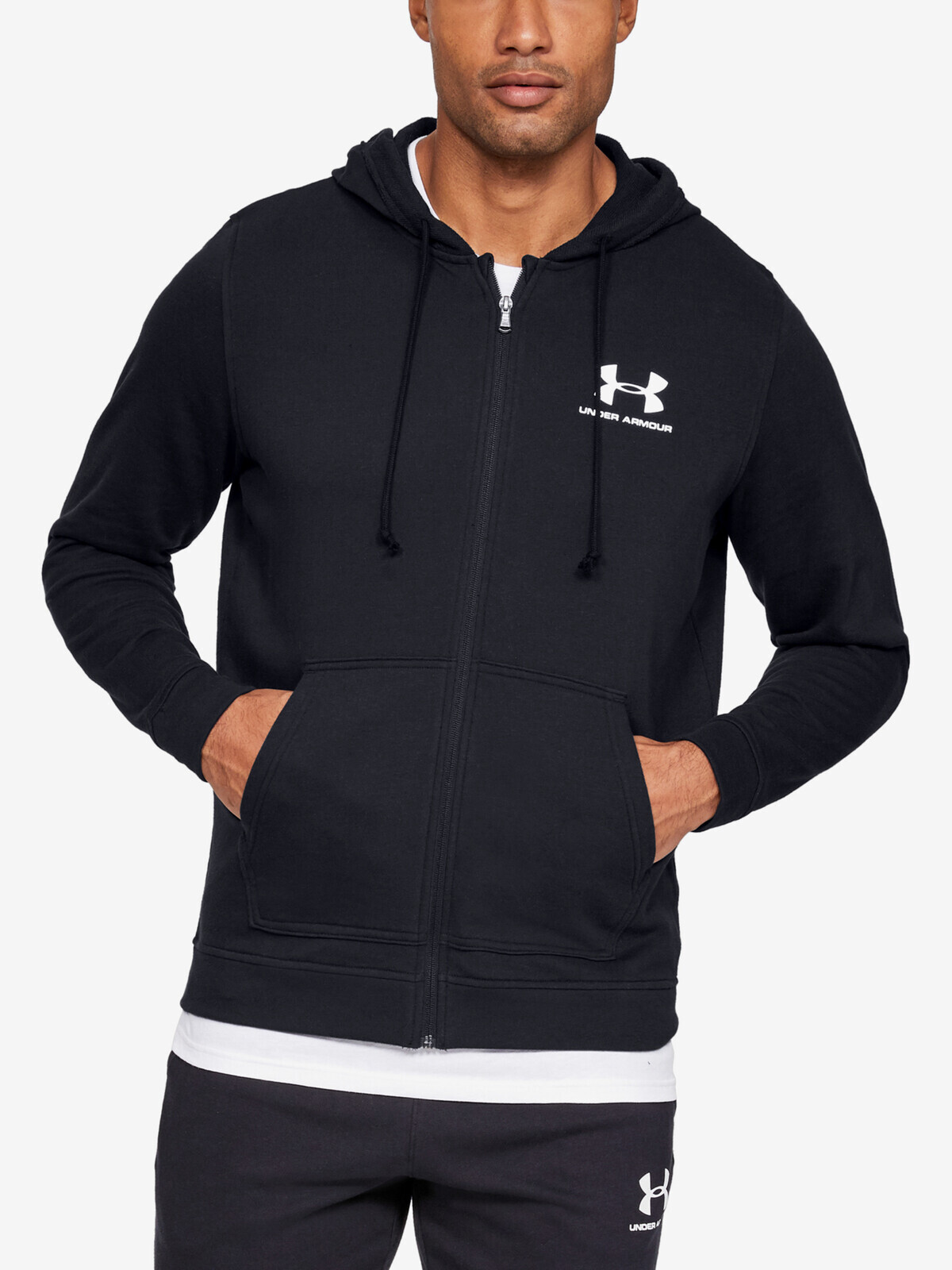 Terry Under Armour Black Men's Sweatshirt