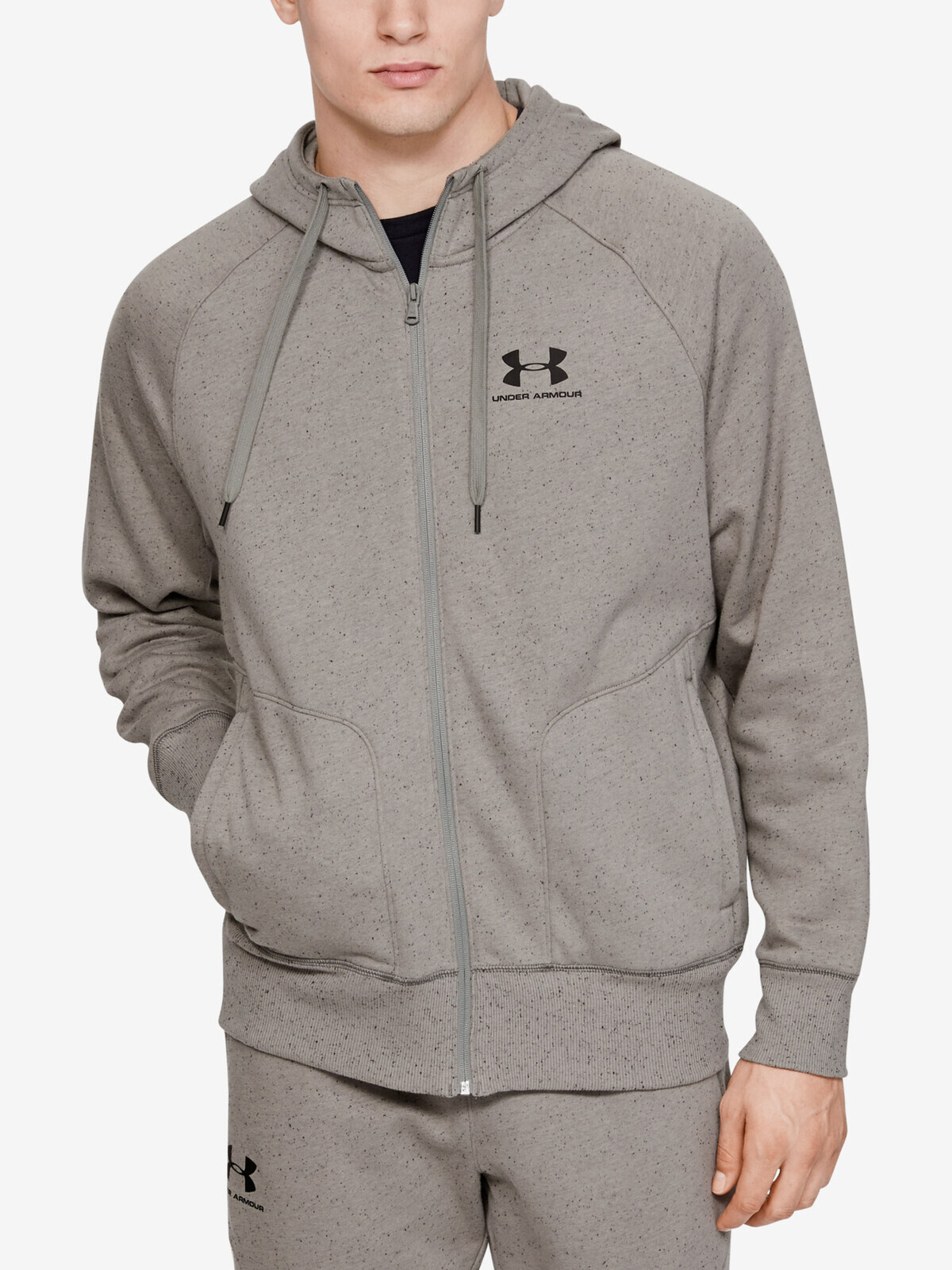 Speckled Under Armour Men's Green Sweatshirt