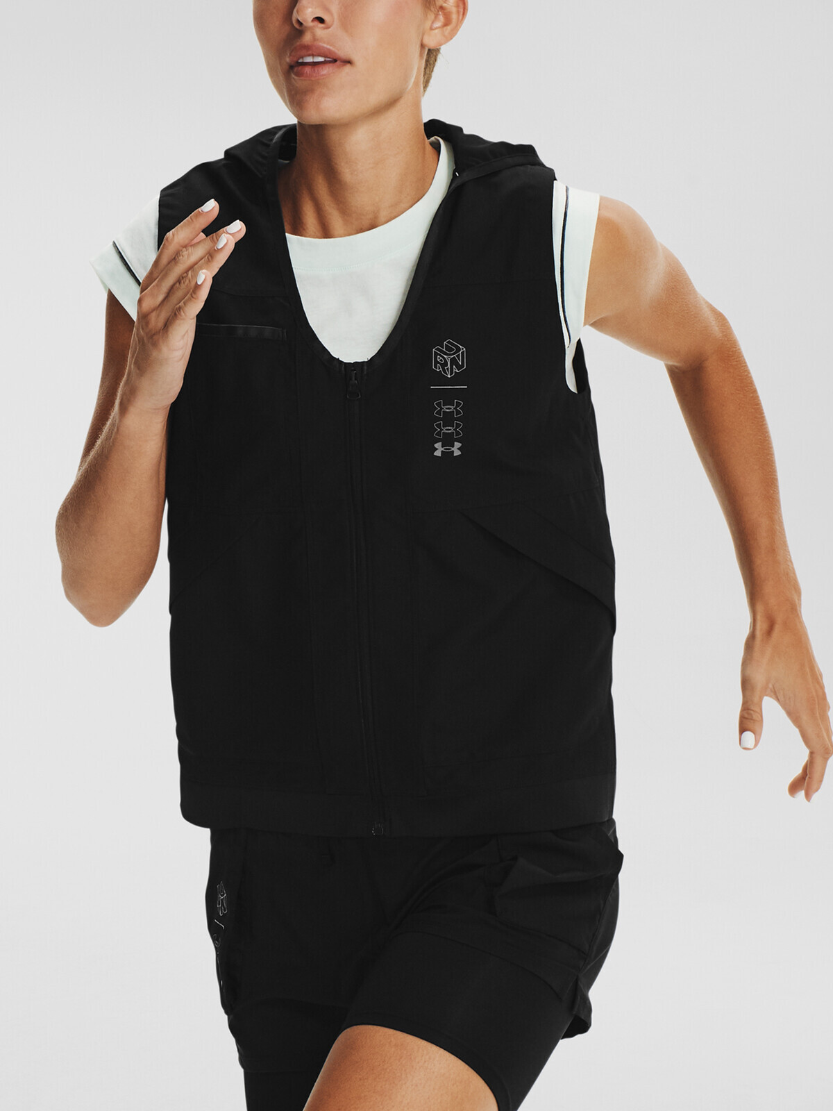 Vesta Under Armour UA Run Anywhere Vest-BLK
