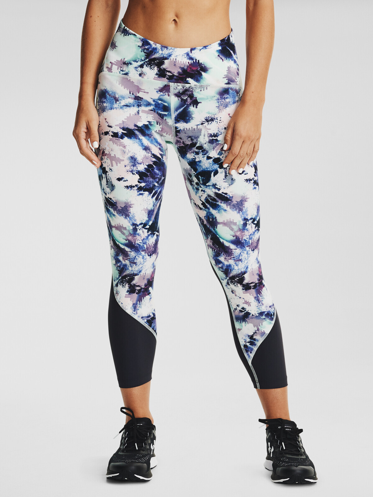 Under Armour W UA Fly Fast Printed Crop-BLU Leggings
