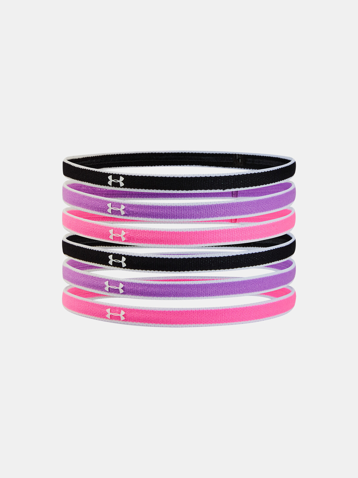 Headbands Under Armour Girls Mini Headbands (6pk)-BLK