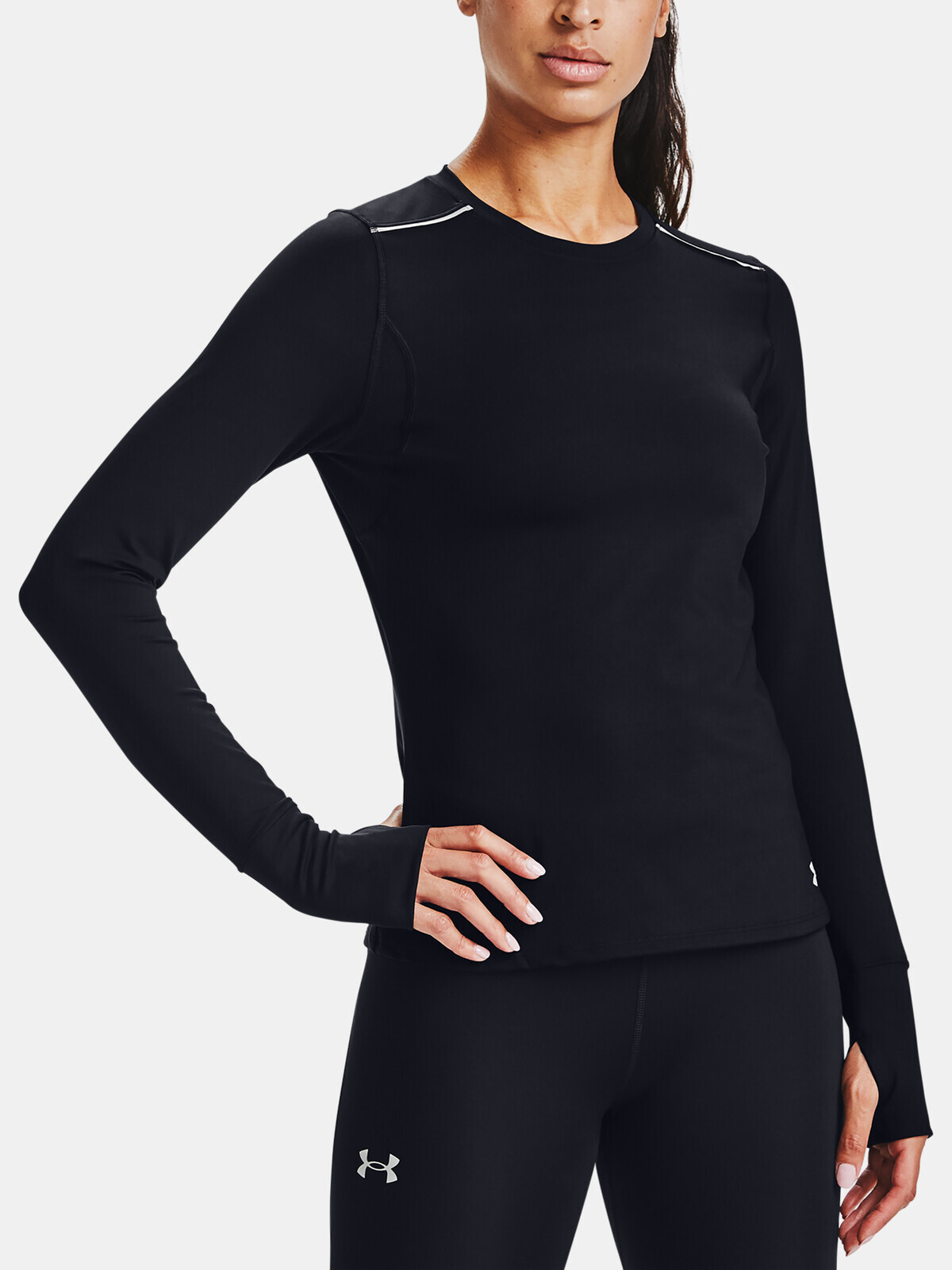 Under Armour Empowered LS Crew-BLK Sweatshirt
