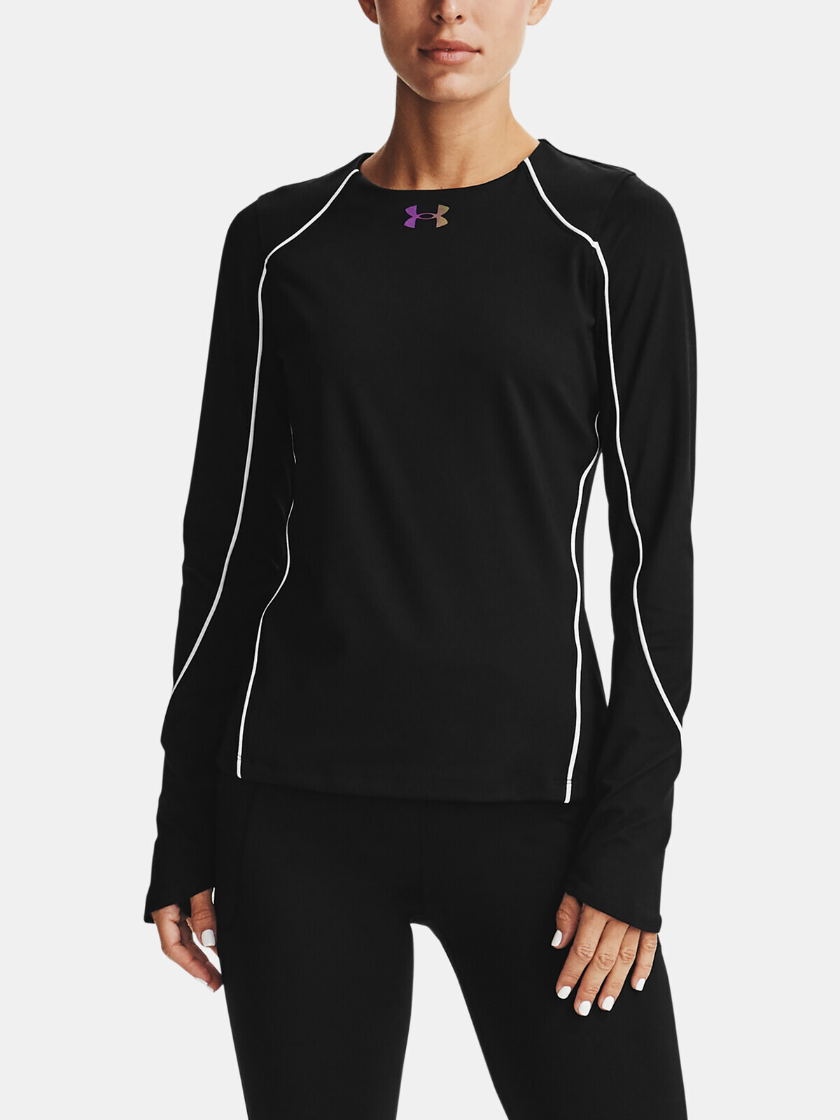 Under Armour CG Rush LS Crew-BLK T-Shirt