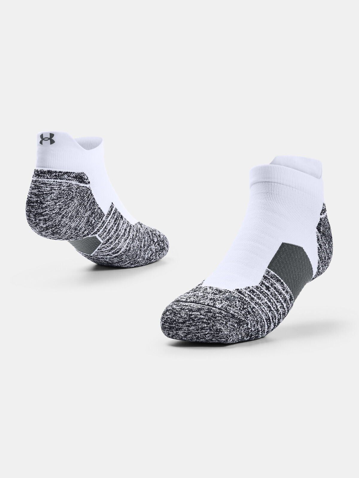 Under Armour UA Run Cushion NS Tab-WHT Socks