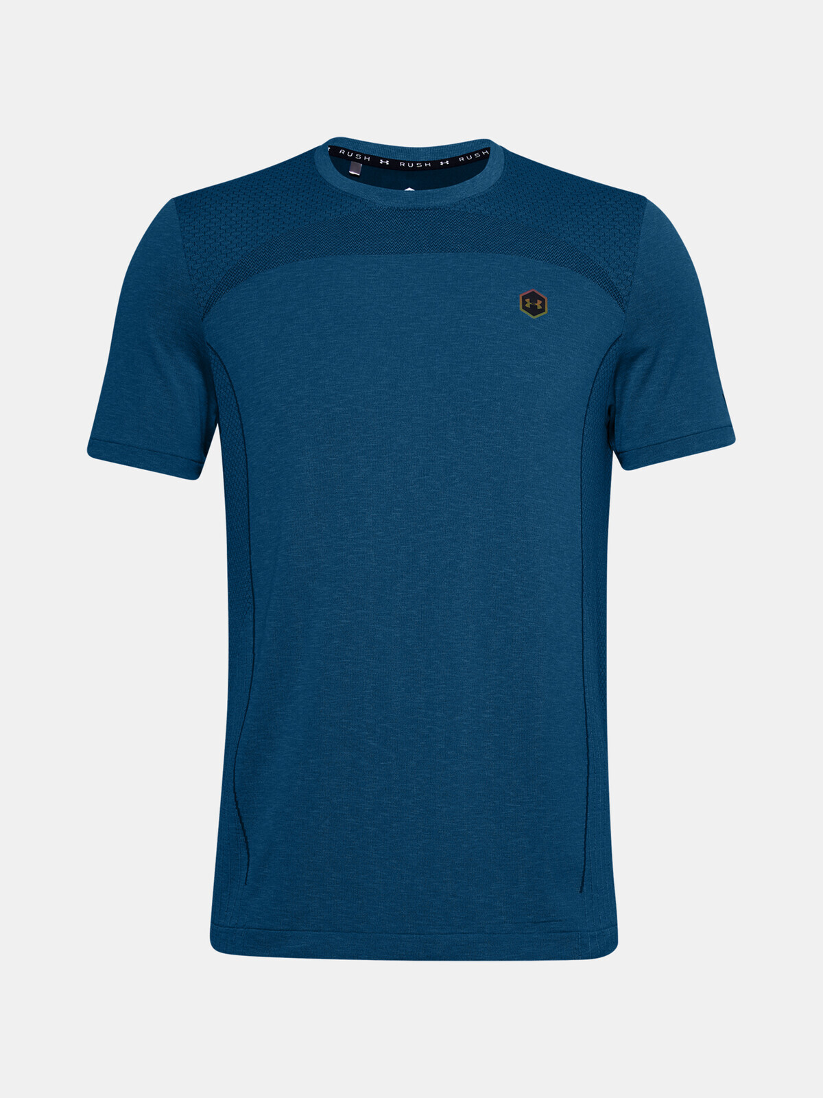 Under Armour UA Rush Seamless Fitted SS-BLU T-shirt