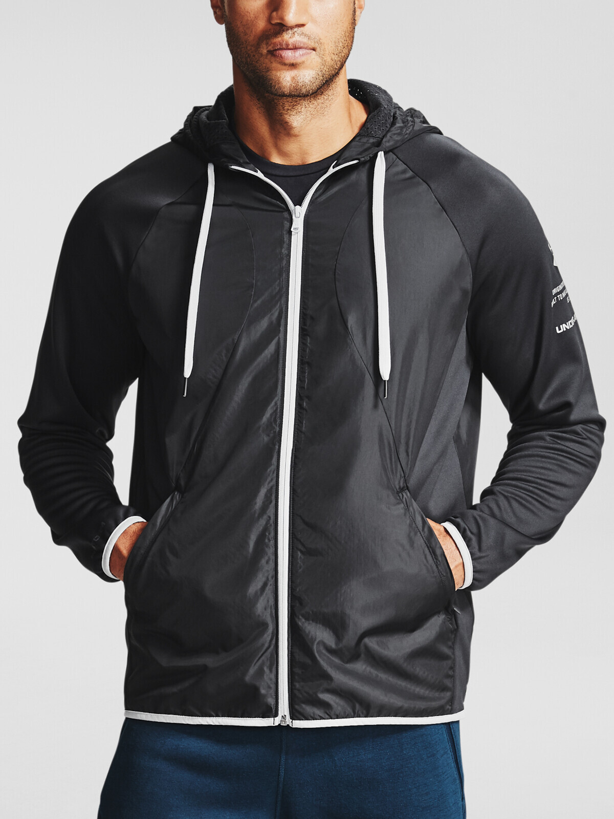 Hoodie Under Armour UA AF Storm FZ HD-BLK